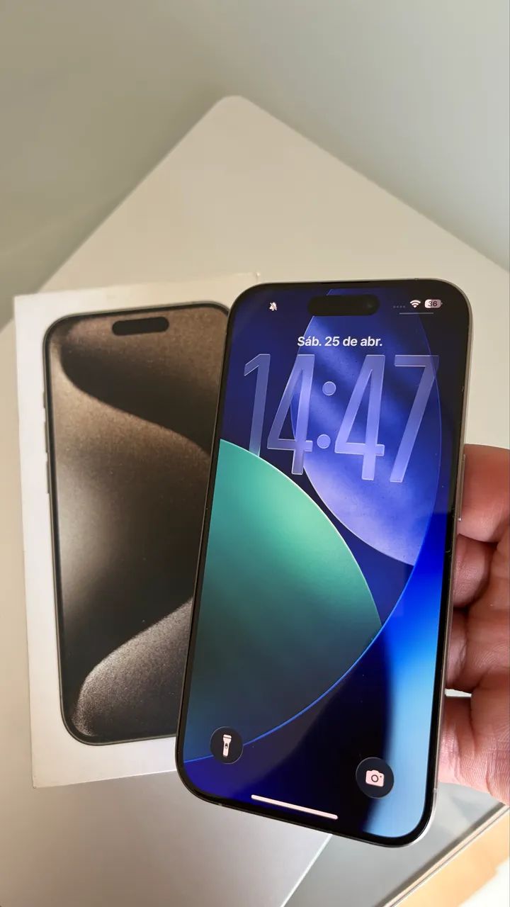 iPhone 15 pro 128gb perfeito estado - Celulares e Smartphones