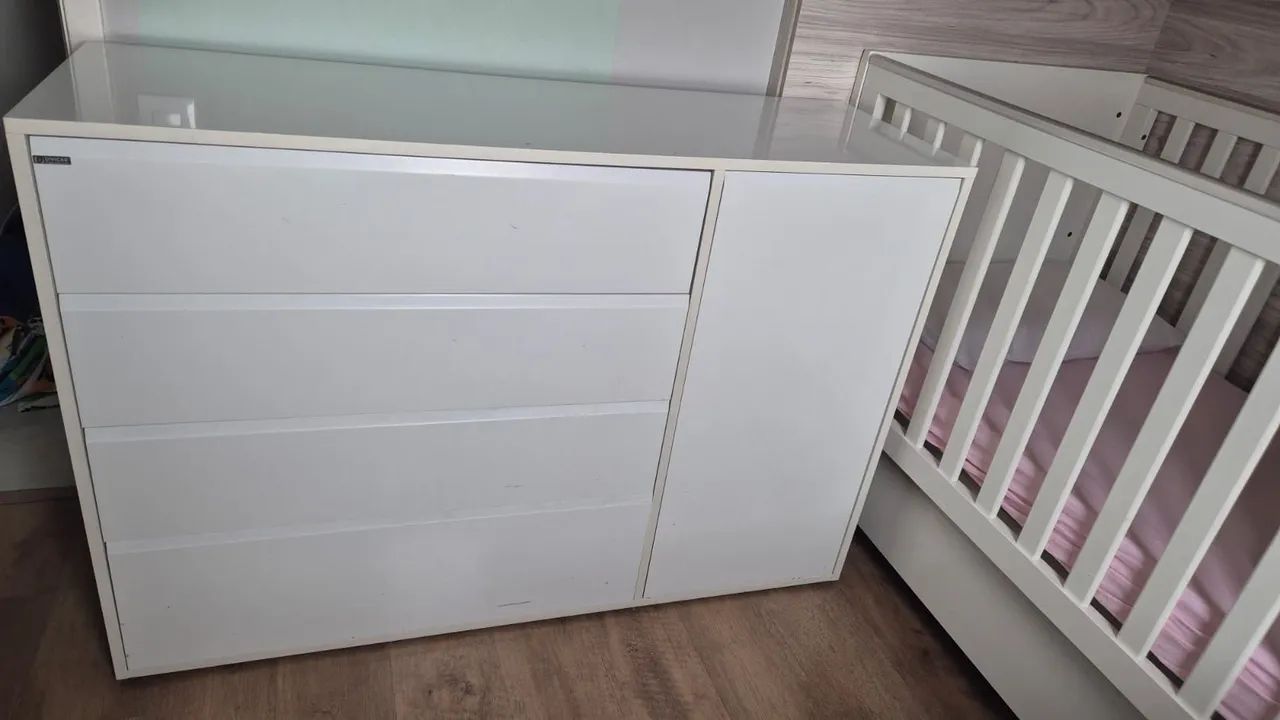 Berço e Cômoda Divicar - Foto 4