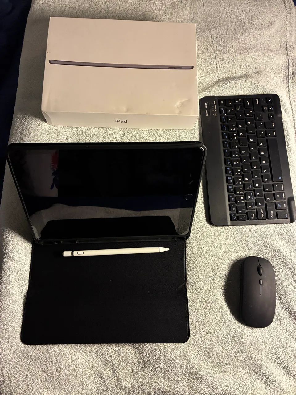 Ipad 9 64GB + Película + Case + Teclado + Mouse + Caneta - Foto 4