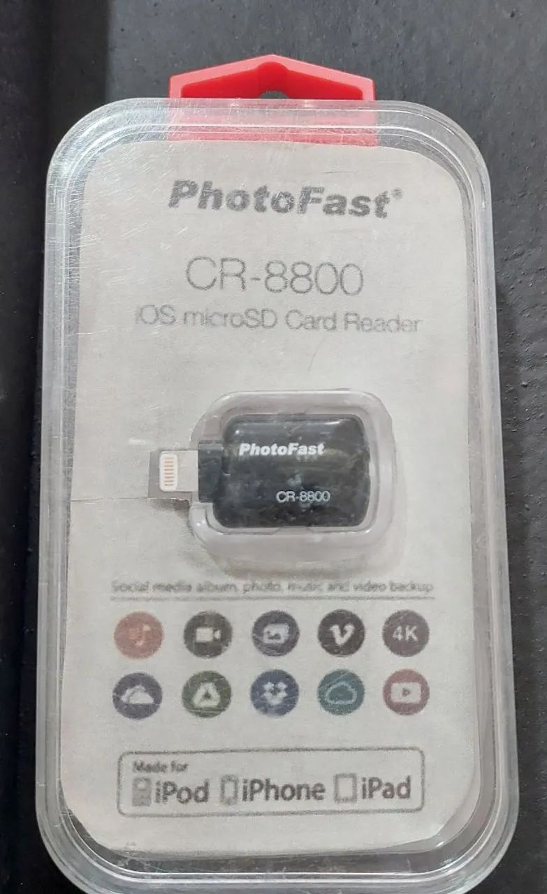 Fhotofast Cr-8800 Leitor mic roSd para IPHONE /IPAD - Foto 2