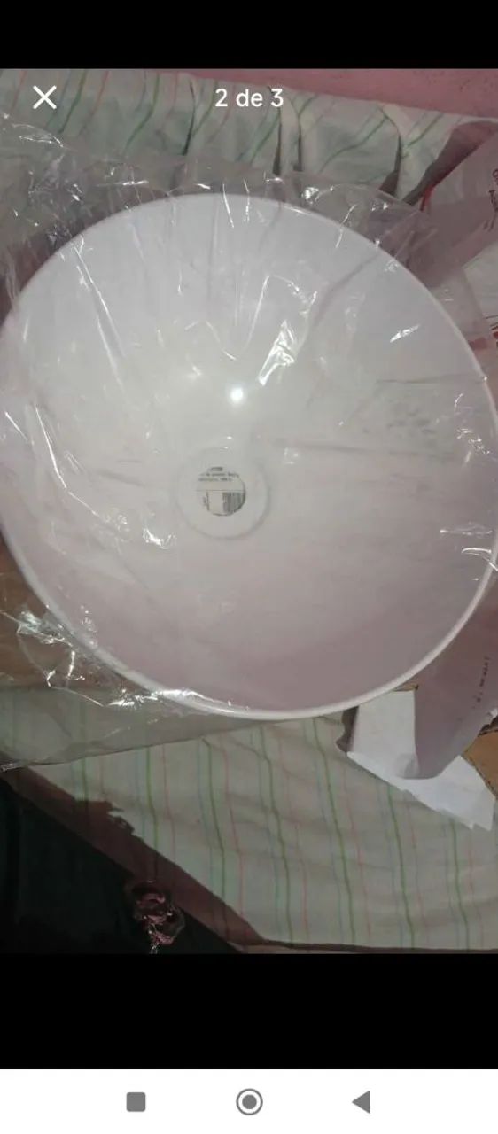 Cuba De Apoio Sobrepor Redonda 29cm Banheiro Lavabo Decor" 