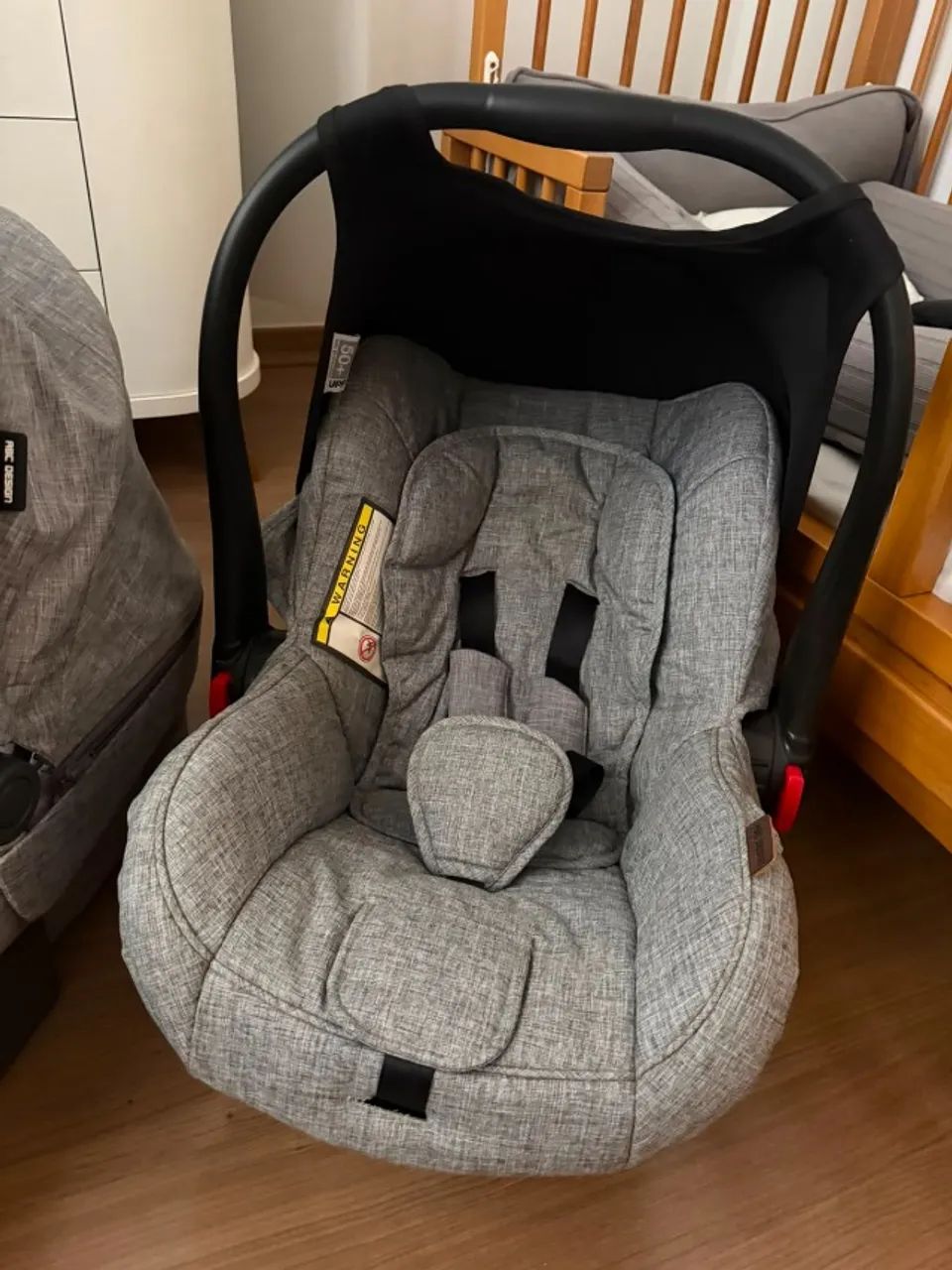 Carrinho ABC Design Como 4 - Cinza - Excelente estado - Foto 3