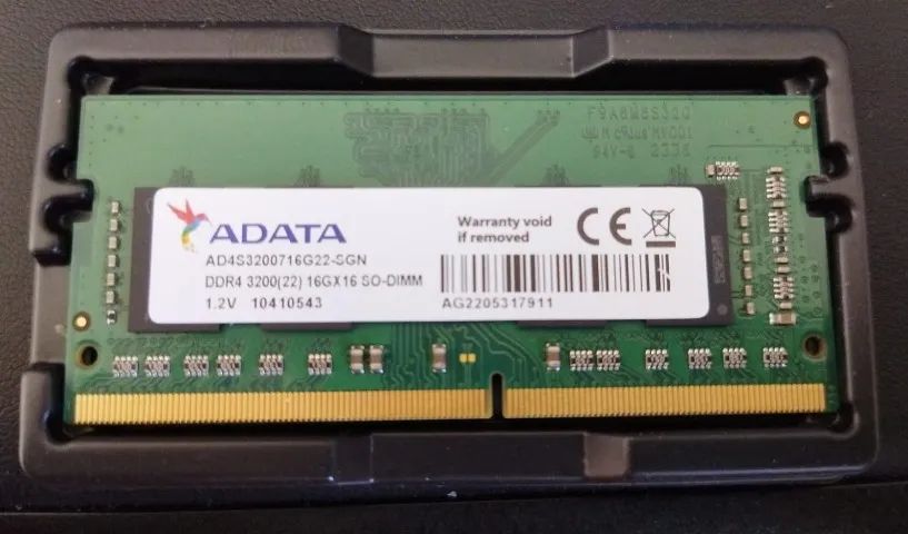 memoria ram ddr4 notebook 16gb 3200mhz