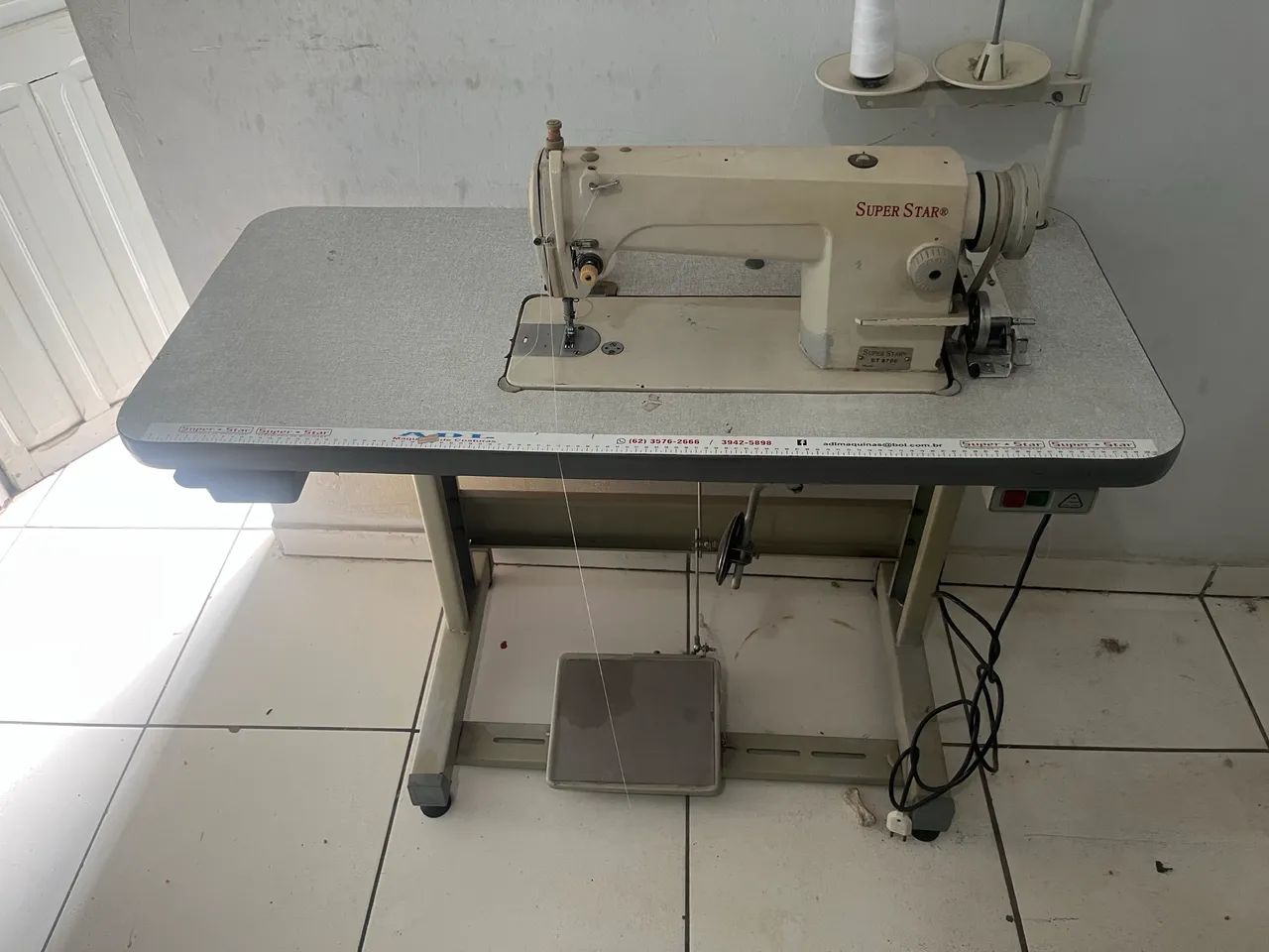 Máquina De Costura Industrial Reta