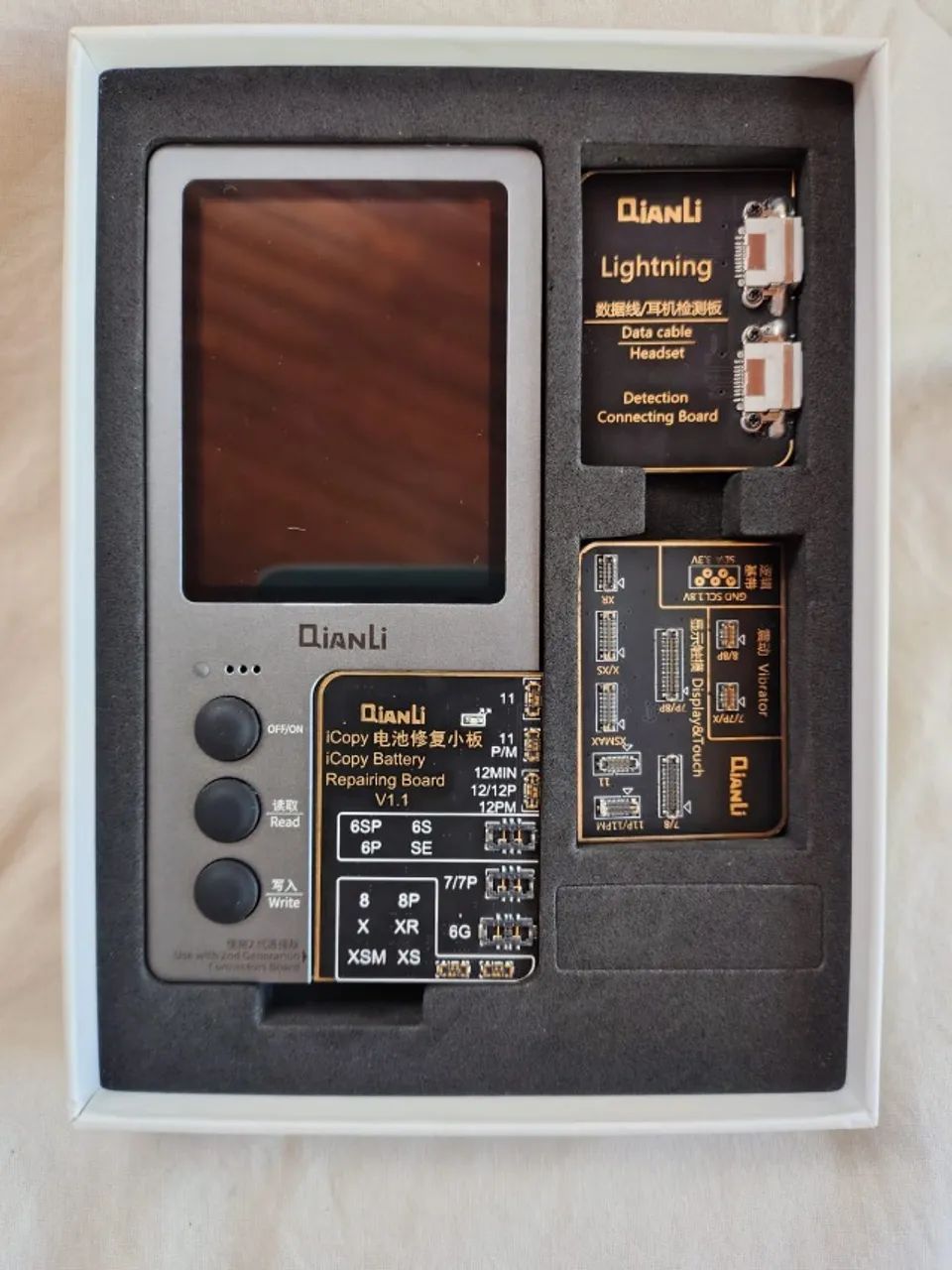 QianLi iCopy Plus 2.2 - Programador para iPhone | True Tone, Face ID, Vibração e Sensor  - Foto 4