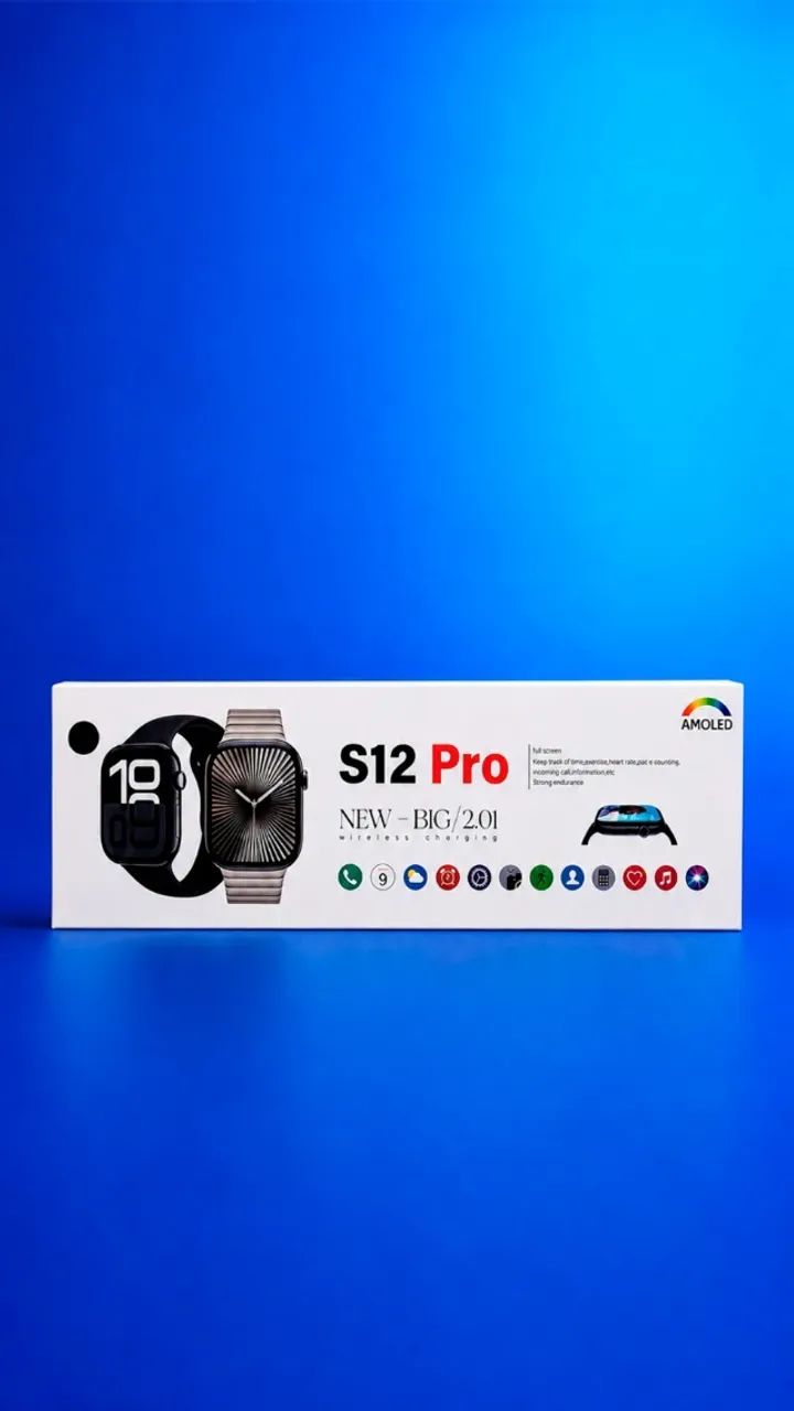 SMARTWATCH S12 PRO PRETO
