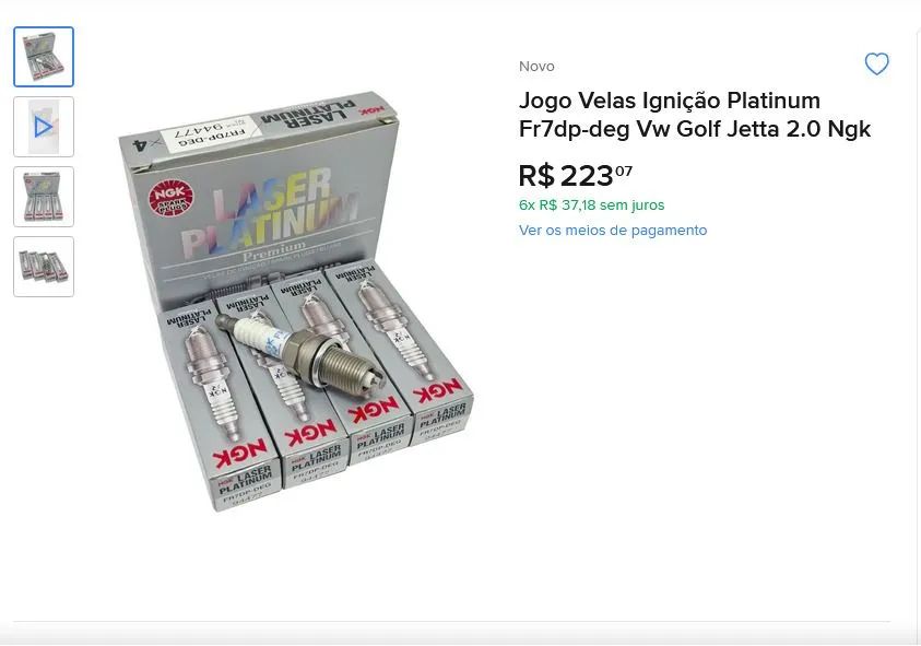Jogo de vela serve em Jetta, Golf