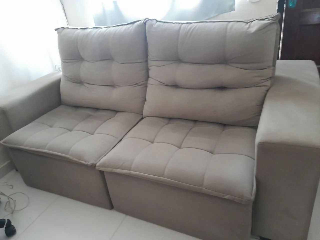 Sofá retrátil dois lugares - Foto 3