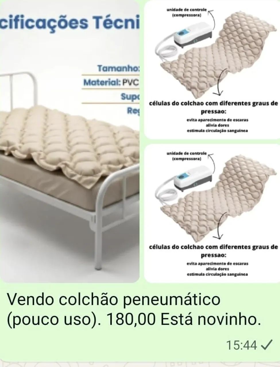 Colchão pneumático