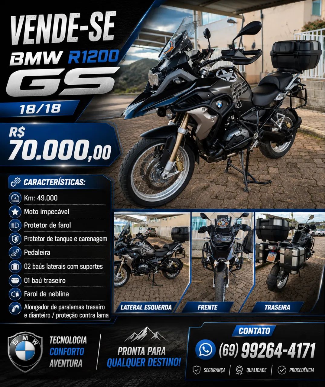 BMW 18/18 impecável  - Foto 3
