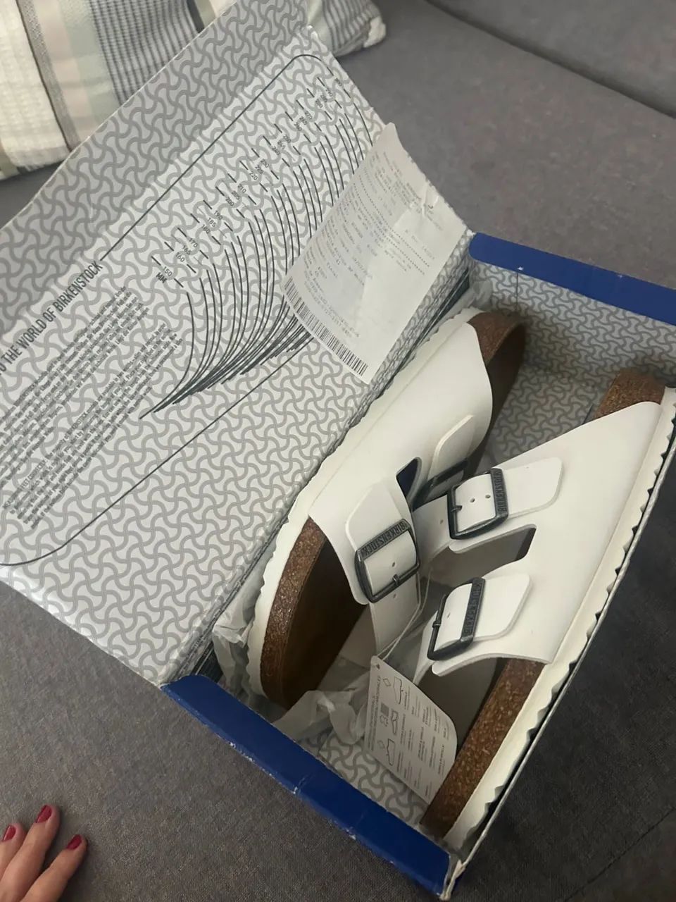 Birkenstock branca 40