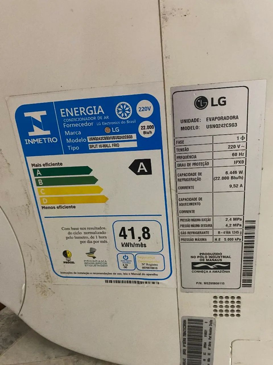 Vendo Ar Condicionado split dee 22.000  Btus - Foto 3