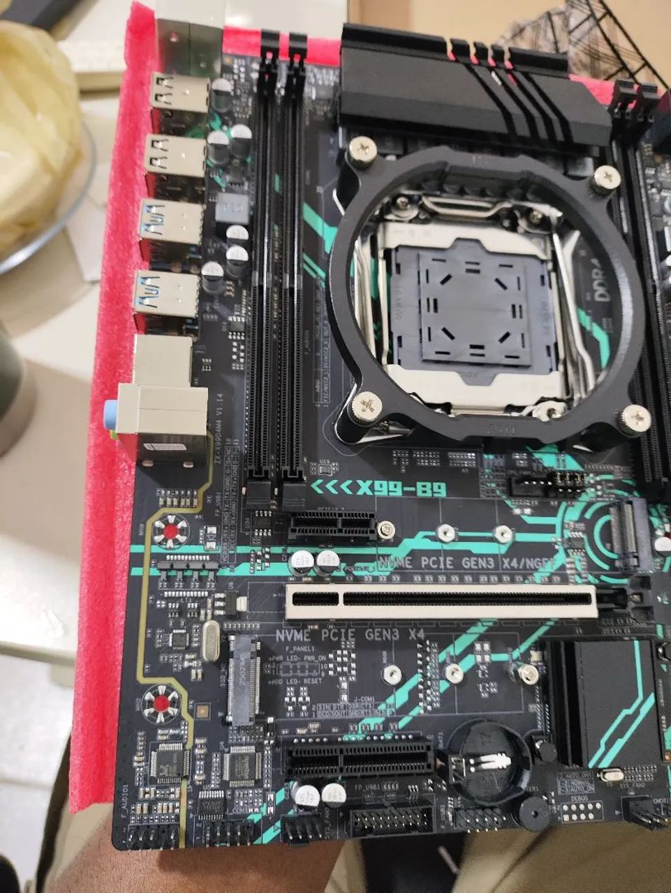 Kit Placa-mãe X99-B9 + Intel Xeon E5-2680 V4 - Foto 5
