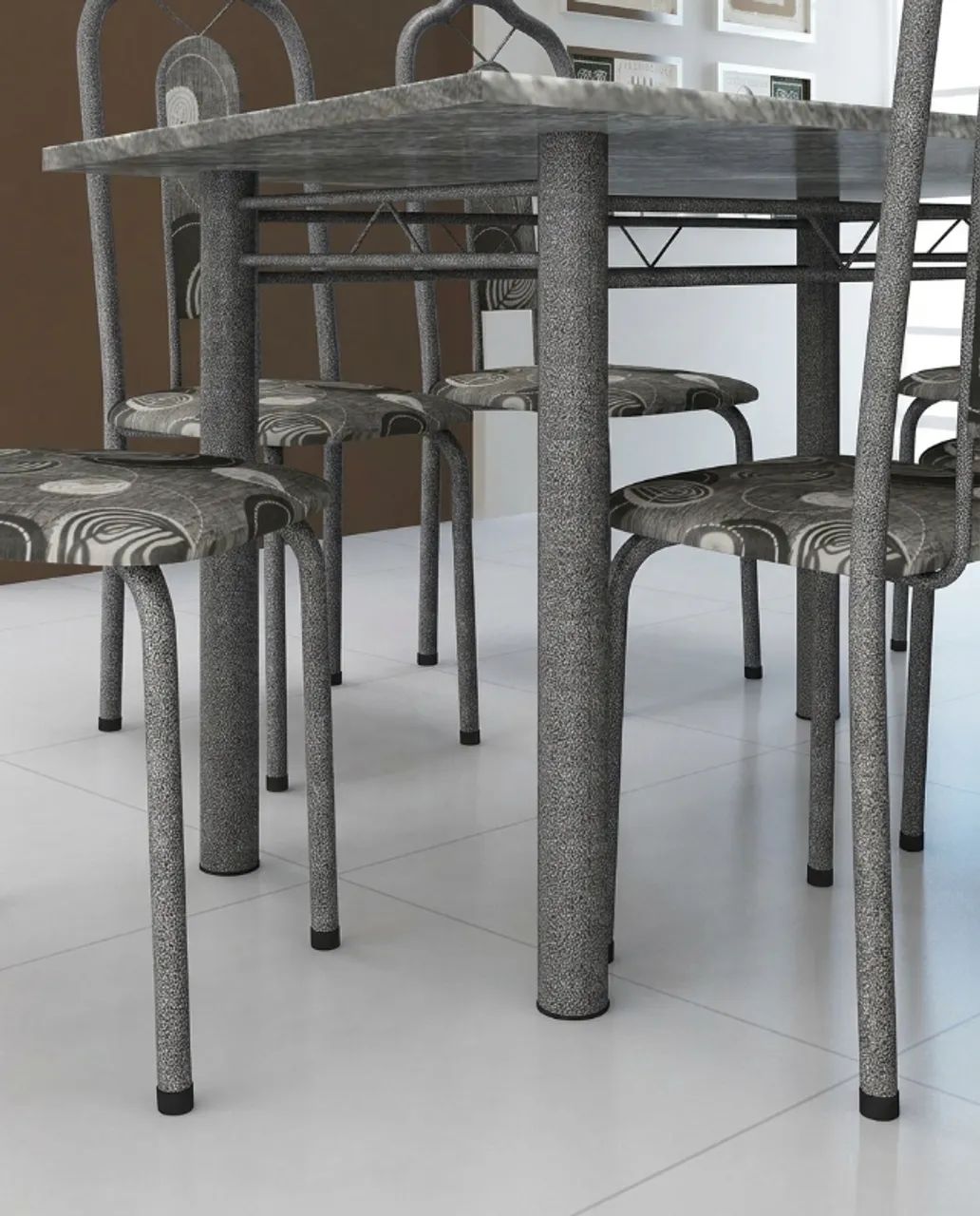 Mesa Bianca com 6 cadeiras e granito Soma - Foto 4