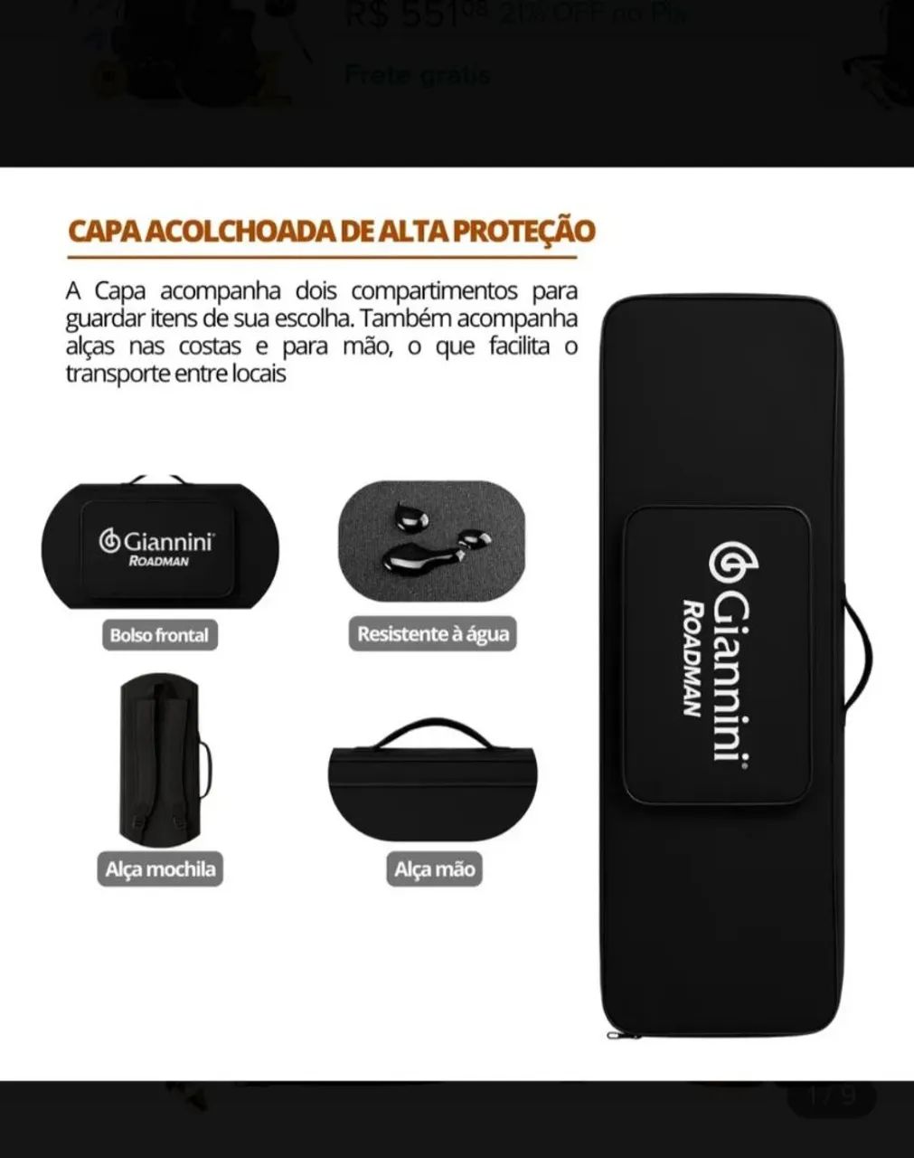 Violão profissional Giannini  - Foto 2
