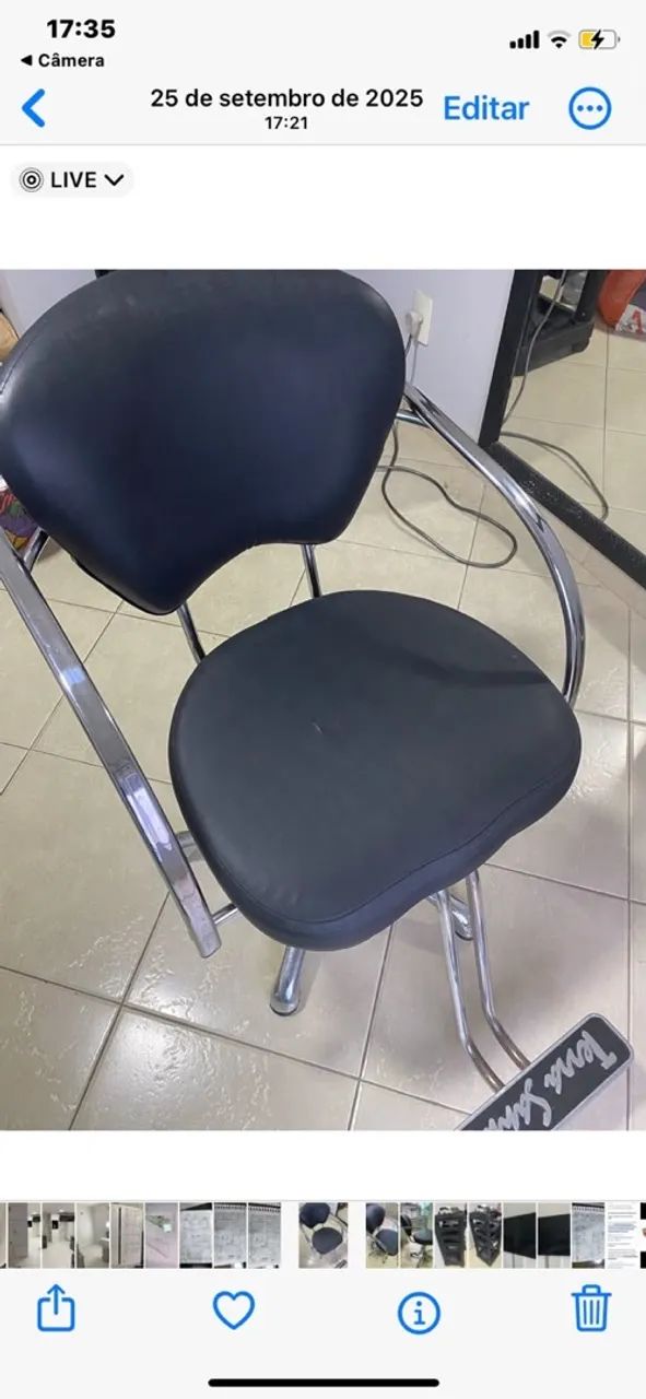 cadeira de cabeleireiro - Foto 2