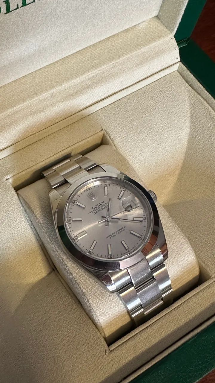 Rolex Datejust Silver Dial