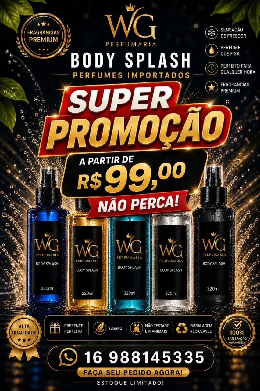Body Splash perfume importado promoção