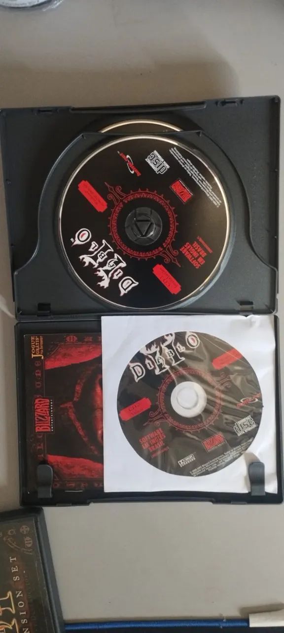 Diablo II PC CD-ROM Mídia Física Original + Expansion Set Lord of
