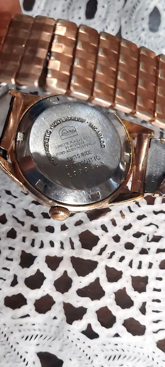Relogio lavina foleado a ouro 18 k  - Foto 4