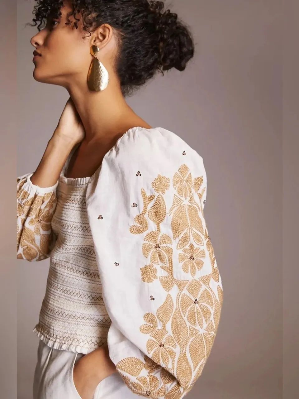 Blusa da marca Anthropologie - Foto 4
