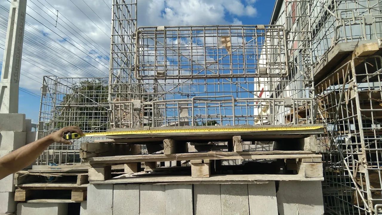 Cesta Gaiola aramada 1,15 X 0,80 X 0,93mt - Foto 2