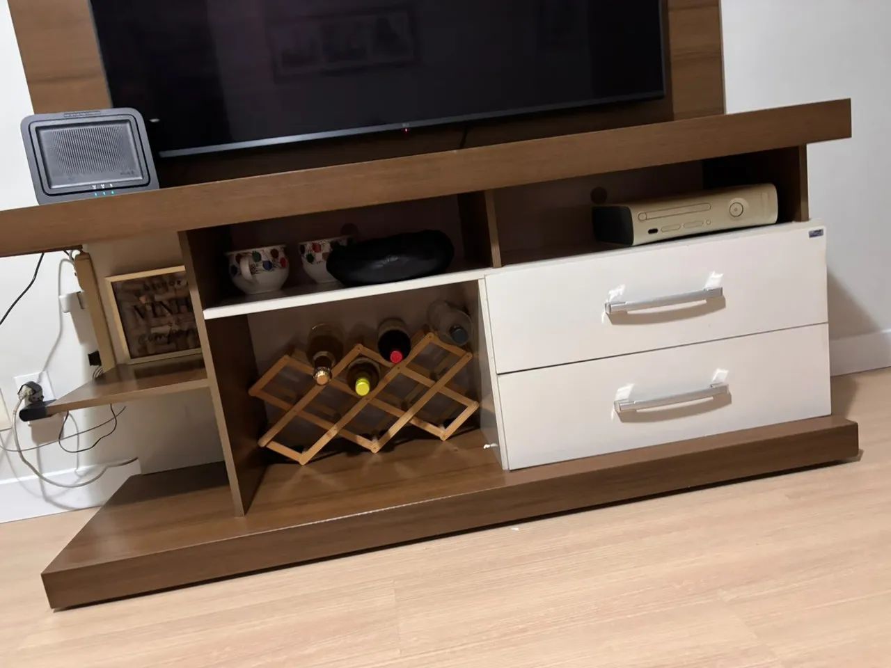 Painel para TV com rack em MDF - Foto 2