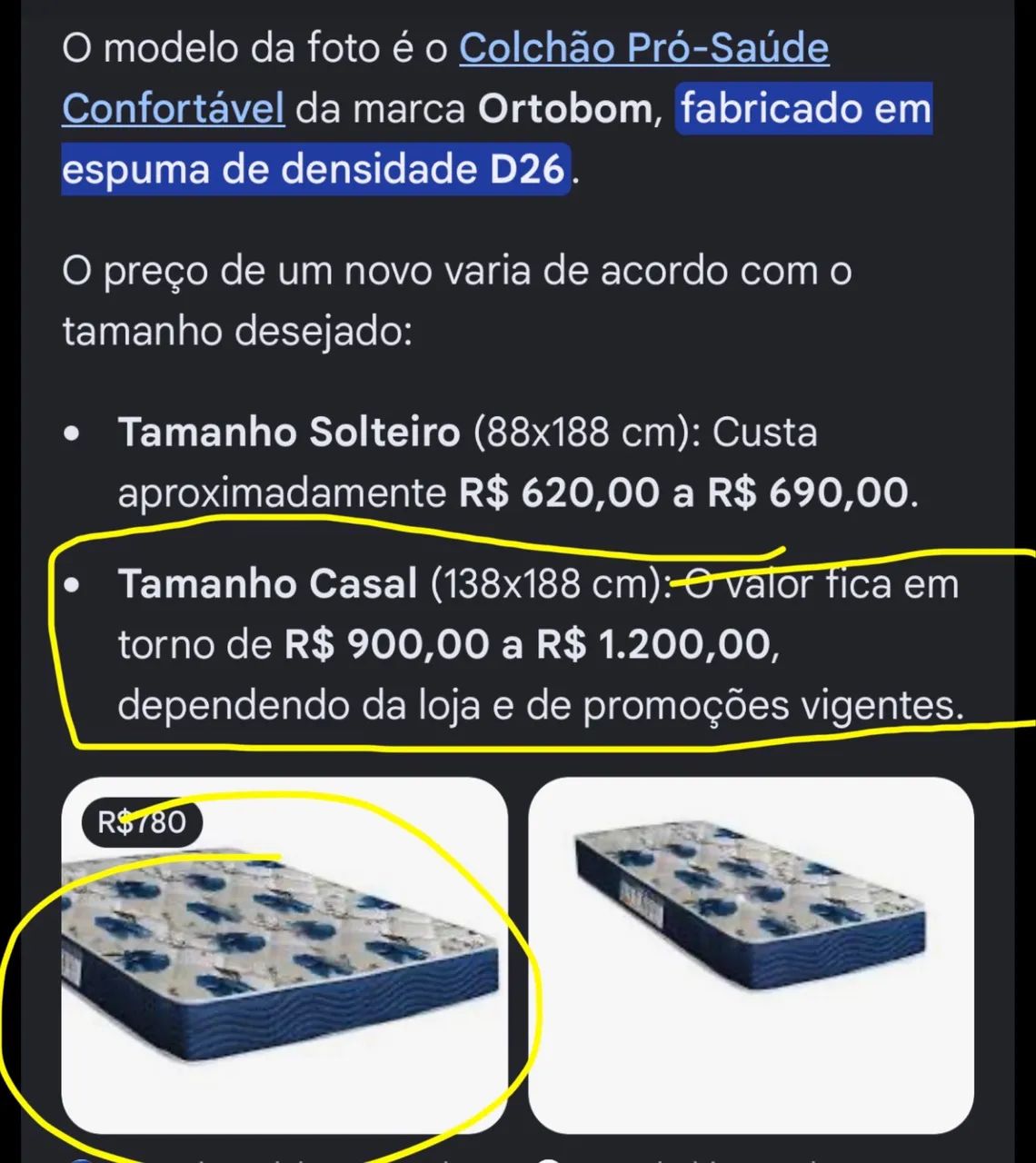 Colchão Casal Ortobom D26 - Foto 5