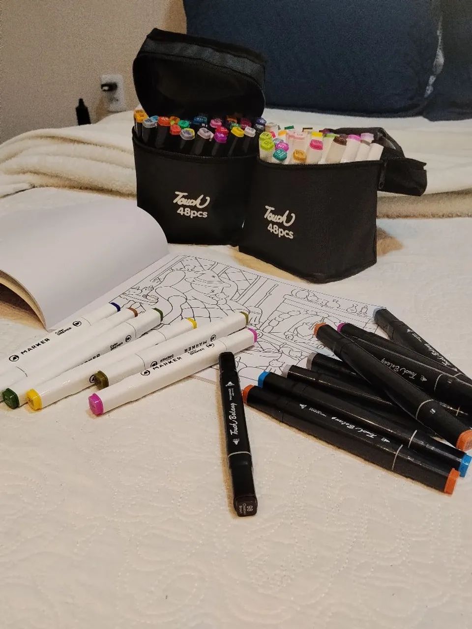KIt 48 Canetas Bobbie Good+ Caderno Bobbie Good  - Foto 3