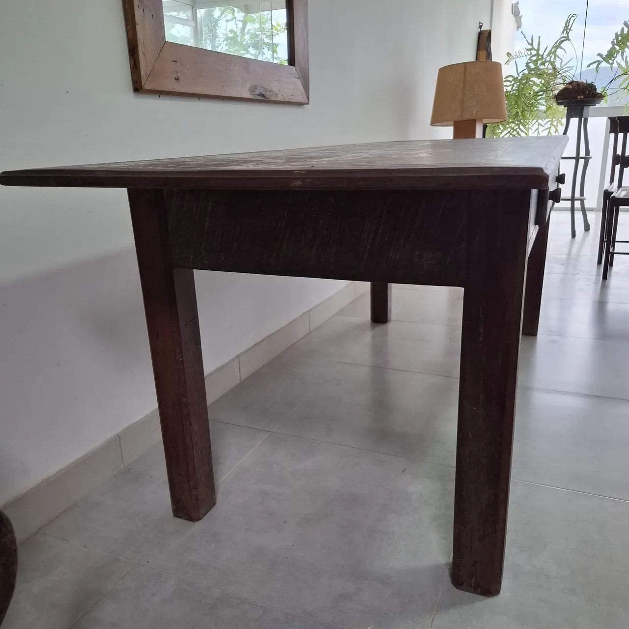 Linda mesa mineira com duas gavetas - Foto 3