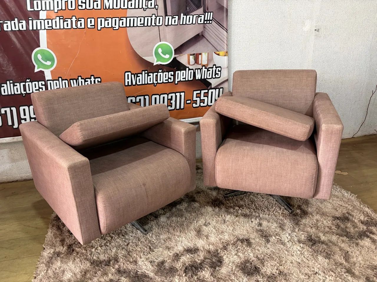 Poltronas ótimo estado ( entrego ) - Foto 4