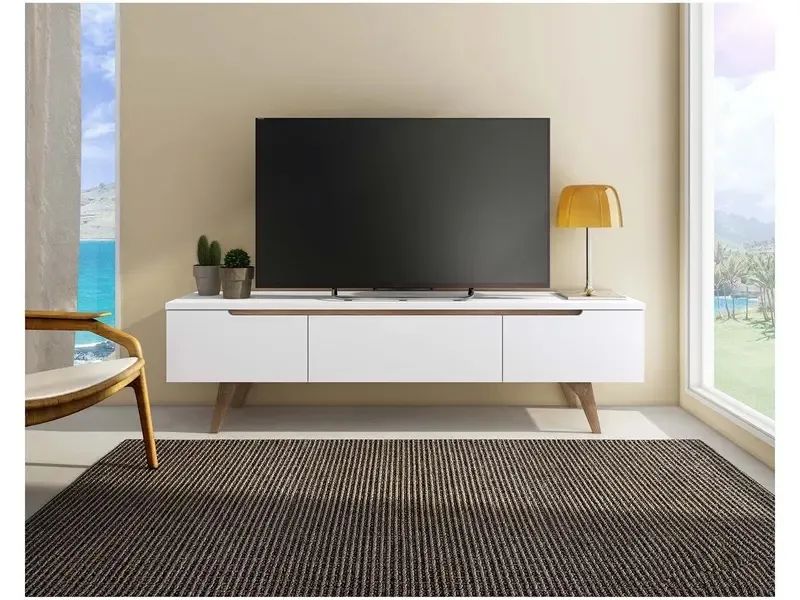 Rack para TV até 75 Polegadas Madesa Reims 2 Portas 1 Gaveta