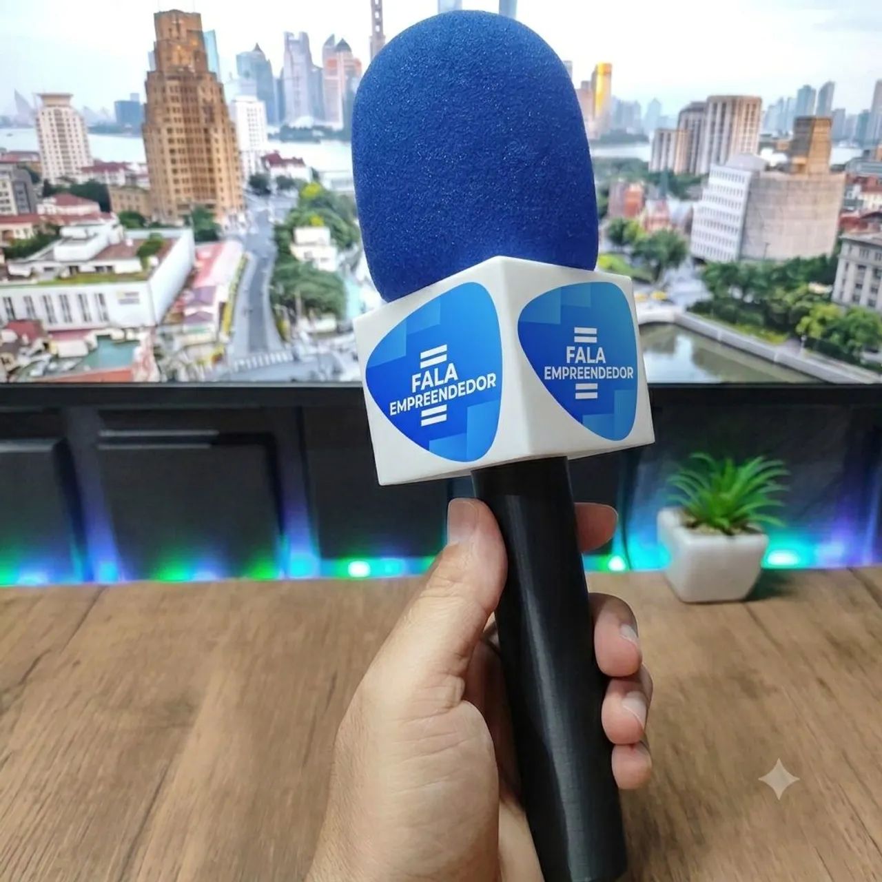 Microfone Adaptador de Lapela Com Canopla Personalizada  - Foto 3