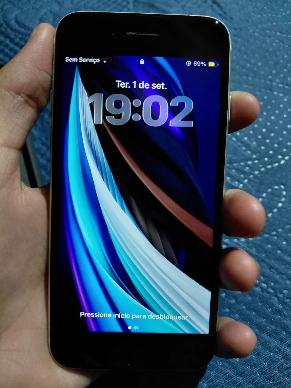 Iphone se 2020 de 128gb na cor branca  - Foto 2