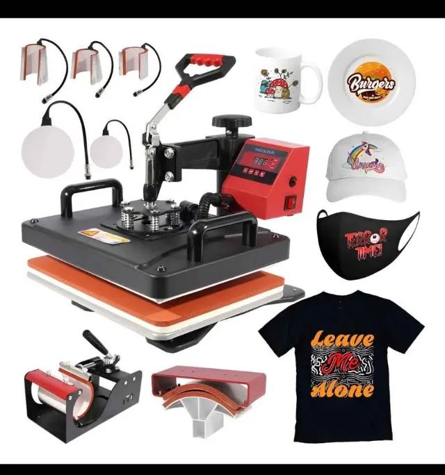 Prensa térmica10 em 1 , nova na caixa 220v Completa - Foto 2