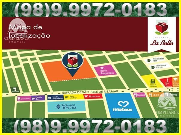 Entrada em 1+2 De RS 1.500! Apartamentos 2qrtos! La Belle, Maiobão - Foto 7