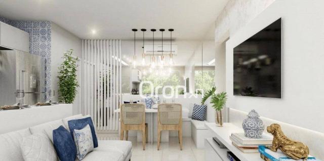 Apartamento com 2 dormitórios à venda, 56 m² por R$ 198.000,00 - Condomínio Santa Rita - G - Foto 4