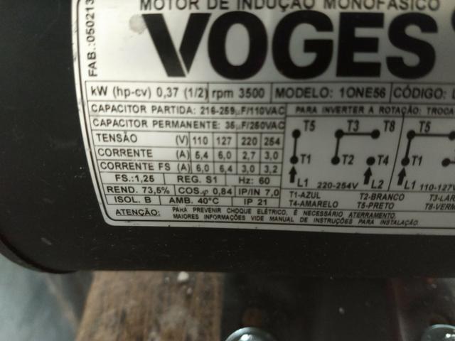 Motor 3.5 Cavalo Bifaz 110v 220v