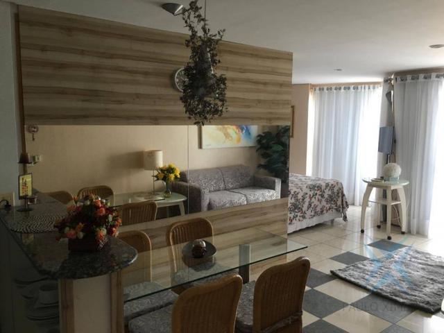 Apartamento com 1 dormitório à venda, 50 m² por r$ 350.000 - mucuripe - fortaleza/ce