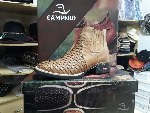 Bota Campero® de Couro NOVA - Foto 6