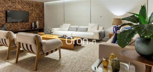Apartamento com 4 dormitórios à venda, 440 m² por r$ 2.971.000,00 - setor marista - goiâni