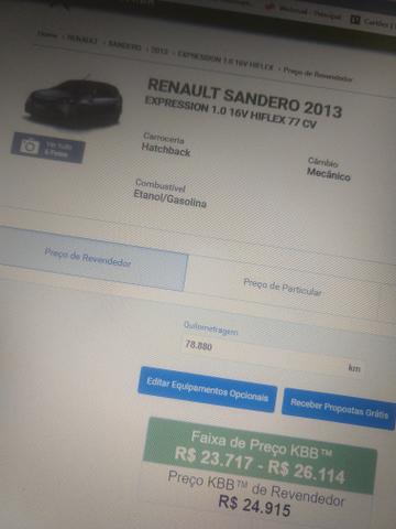 Sandero 1.0 16v 2012/2013 completo - Foto 6
