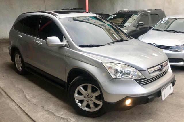 CR-V top de linha automático e brancos de couro - Foto 15
