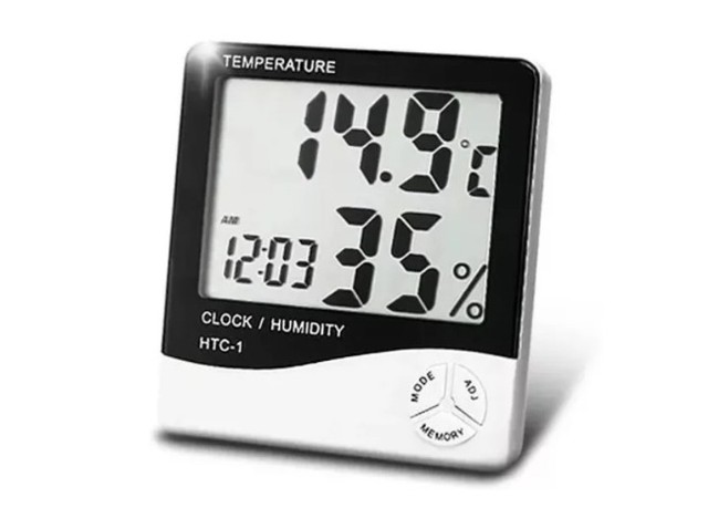 Termo-higrômetro Temperatura E Umidade Relógio Arduino Automação COD-AP99