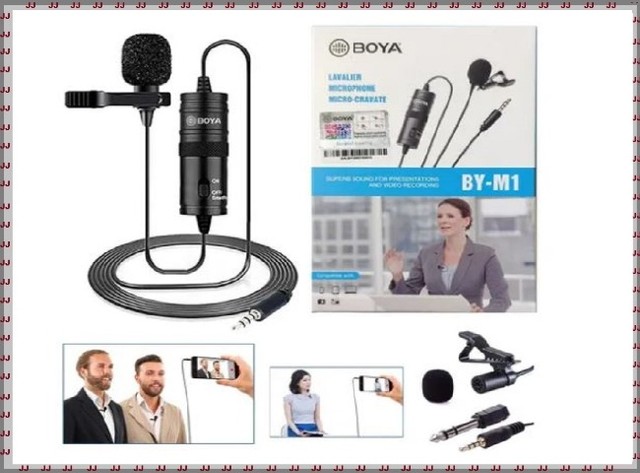 Microfone de lapela boya By-M1 com cabo de 6 metros - Foto 4