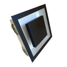 Luminária Rebatedor 40x40cm Preta  - Foto 3