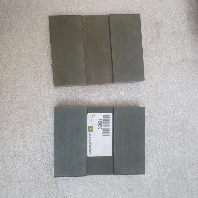 John deere harvester 1070e placa desgaste extensão barra nova original F630850 - Foto 3