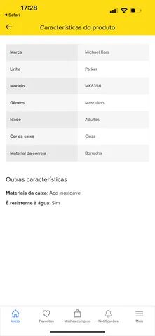 Vendo relógio MK 8356 - Foto 3