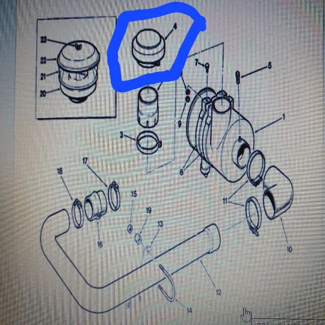 John deere caterpillar New holand tampa sistema entrada de ar nova original * - Foto 5