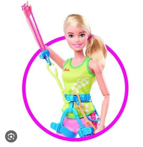 Boneca Esportiva Alpinista Dos Jogos Olímpicos Barbie